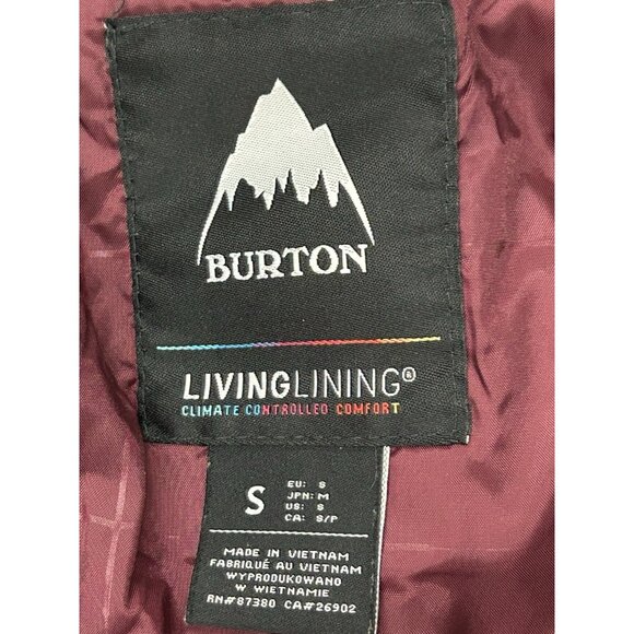 Burton Small Ski/Snowboard Full Zip Hooded Jet Set Jacket Women's - Picture 3 of 16